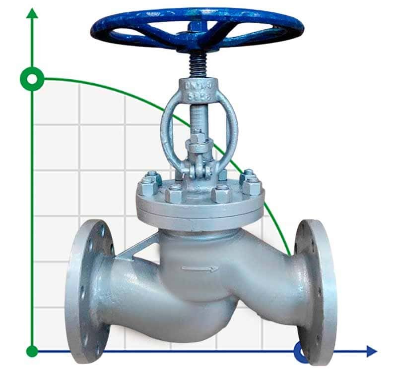 PN16 DN100 Carbon steel flanged valve, Seal AISI 304 фото 1 — BTS Engineering