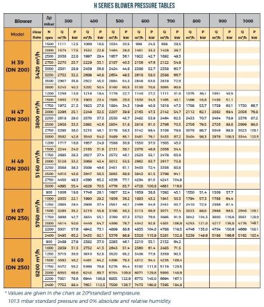 Воздуходувка RUUT BLOWER H 69 (DN 250), 8200m3/h — BTS Engineering