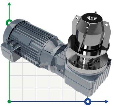 Mieszalnik higieniczny z napędem magnetycznym Mieszalniki GREATWALL z wejściem od dołu Seria MTS o mocy do 7,5 kW 40~360 obr./min — BTS Engineering