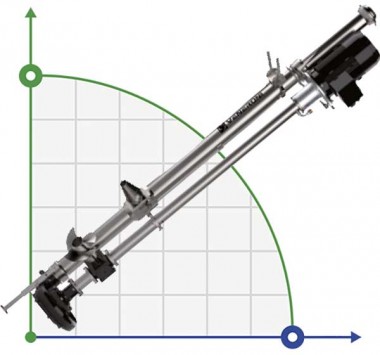 Veneroni LVEM 12, 11 kW, 2m, 198 m3/h electric vertical pump with mixing propeller — BTS Engineering