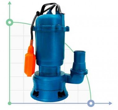 Насос канализационный 1.1кВт Hmax 10м Qmax 200л/мин Wetron (773401) — BTS Engineering