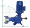 Bomba dosificadora de peróxido de hidrógeno AQUA PSD, motor de émbolo accionado, PVC, 21 l/h, 8 bar, 0,18 kW, 380 V фото 1 — BTS Engineering