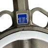 PN6 DN200 Zwischenflanschklappe, Gehäuse und Klappenscheibe AISI 304, PTFE, Doppeltwirkend Pneumatischer Stellantrieb Ex+Stellungsregler 4-20MA фото 2 — BTS Engineering