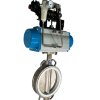 PN6 DN200 Zwischenflanschklappe, Gehäuse und Klappenscheibe AISI 304, PTFE, Doppeltwirkend Pneumatischer Stellantrieb Ex+Stellungsregler 4-20MA фото 6 — BTS Engineering