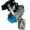 PN6 DN200 Zwischenflanschklappe, Gehäuse und Klappenscheibe AISI 304, PTFE, Doppeltwirkend Pneumatischer Stellantrieb Ex+Stellungsregler 4-20MA фото 7 — BTS Engineering
