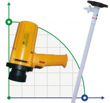 Pompa beczkowa BTS-SB-1100W + PVDF-1200mm (ze stałą prędkością) — BTS Engineering