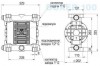 Пневматичний мембранний насос BOXER 100 AISI 316 IB100-A-HTTFT-- фото 4 — BTS Engineering