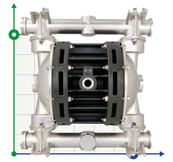Пневматичний мембранний насос BOXER 100 AISI 316 IB100-A-HTTFT-- фото 1 — BTS Engineering