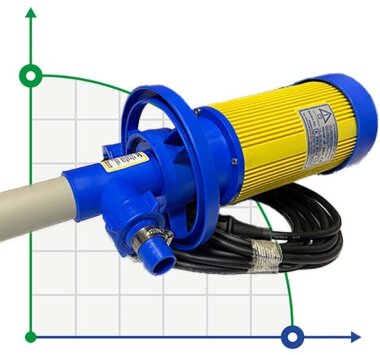Бочковой насос JESSBERGER JP280-PP(HC)1200, Ø41mm — BTS Engineering