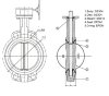 PN16 DN40 Zawór motylkowy, korpus i dysk ze stali nierdzewnej AISI 304, Seat EPDM фото 2 — BTS Engineering