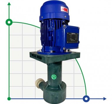QP-25SK-1/25EF, GFRPP-0,37kW, 150L/min, 8m pompa odśrodkowa do galwanizacji — BTS Engineering