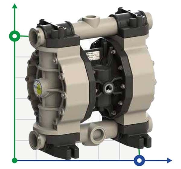PHOENIX P250 PP Hytrel+PTFE ATEX pompa membranowa pneumatyczna фото 1 — BTS Engineering