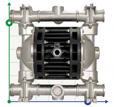 Pneumatyczna pompa membranowa BOXER 150 AISI 316 IB150-A-HTTAT-- — BTS Engineering