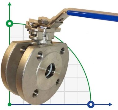DN (Ду) 32 Кран нержавіючий кульовий фланцевий моноблочний AISI 304, Seat PTFE — BTS Engineering