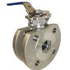 DN32 Stainless ball valve flanged monoblock AISI 304, PTFE seat фото 4 — BTS Engineering