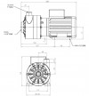 Pozioma pompa odśrodkowa MB 100 PVDF TS-VITON MB100FC-TSVM фото 3 — BTS Engineering