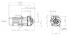 Pump with magnetic coupling DM 15 PVDF, VITON, 1,5 kW фото 3 — BTS Engineering