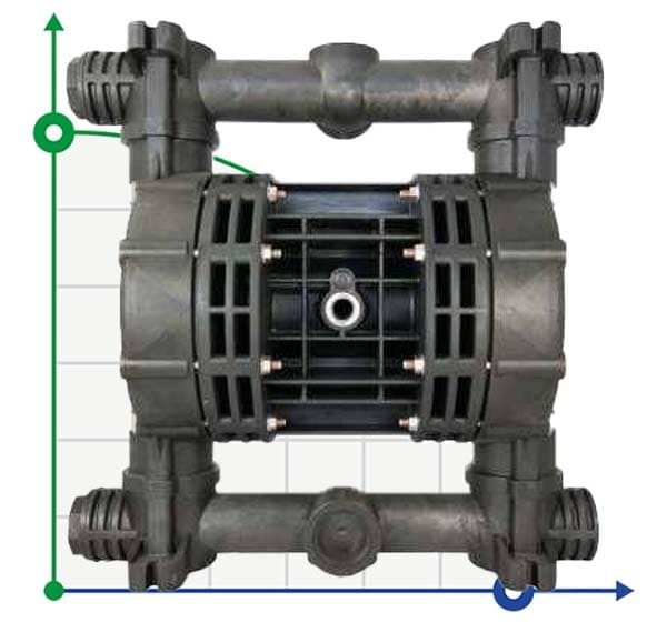 Pompe pneumatique à membrane BOXER 251 PVDF IB251-FC-HTTFT-- фото 1 — BTS Engineering