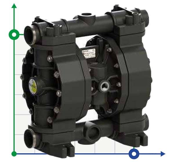 PHOENIX P250 PVDF ATEX pompa membranowa pneumatyczna фото 1 — BTS Engineering