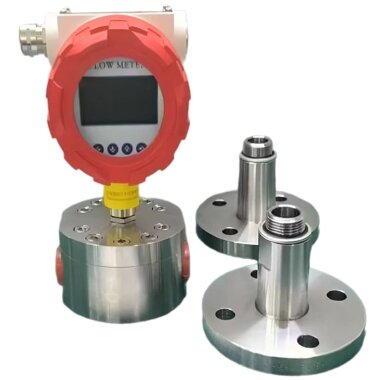DN40 Шестеренчастий нержавіючий витратомір для соєвої олії 890 кг/м3, 50-90°C, 200-1200 l/h, 1 бар, 4-20mA, знизу вгору — BTS Engineering