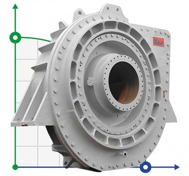 Bomba de lodo para draga WN, 200-1200 mm, 600-25000 m3/h, 20-67 m — BTS Engineering