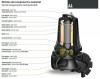 Погружной насос Dreno биогаз AT-EX 80/4/125 C.242 с режущим открытым рабочим колесом фото 2 — BTS Engineering
