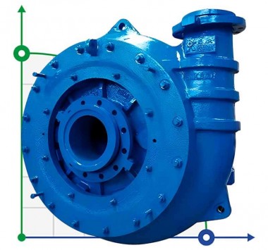 Bomba de grava de gran altura KSGH, 150-400 mm, 180-5800 m3/h, 20-85 m — BTS Engineering