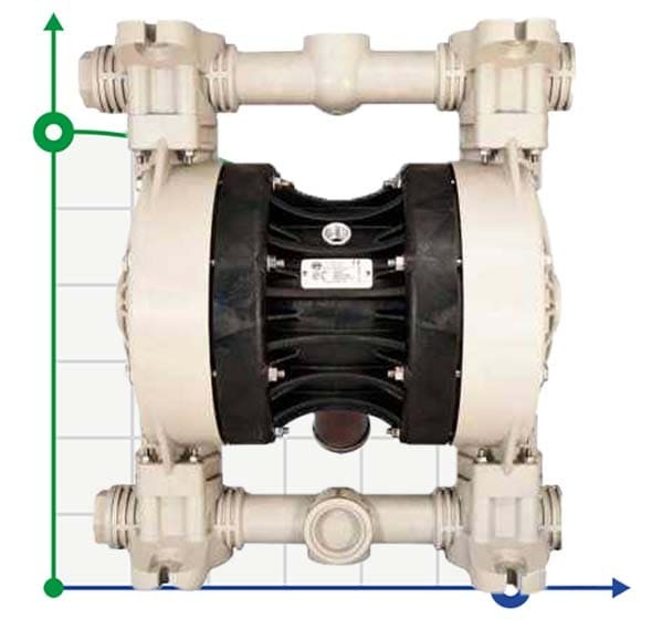 Пневматичний мембранний насос BOXER 522 PP IB522-P-HTDPT-- фото 1 — BTS Engineering