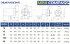 Chemical pump with magnetic coupling FLUIMAC MINI COMPASS MC 40 PVDF, 65 W, 220 V фото 4 — BTS Engineering