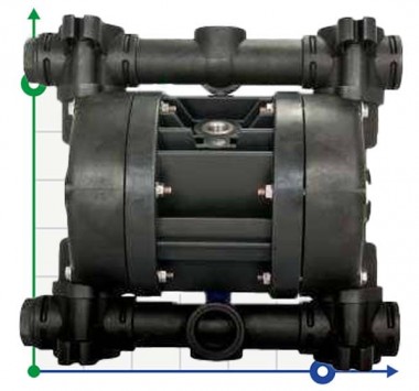 Пневматический мембранный насос BOXER 81 PVDF IB81-FCMTTFT-C — BTS Engineering