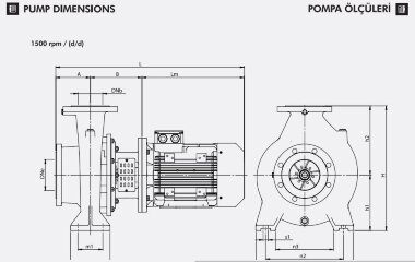 Monoblock ice water pump ETKF-M 100-315, 11 kW, 1500 — BTS Engineering