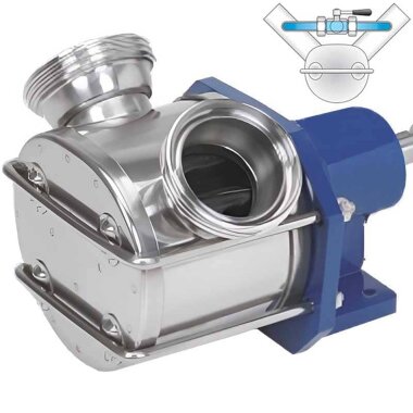 Импеллерный насос для перекачки глицерина LIVERANI MAXI 80 S/P +BY-PASS NR 175-1400 об/мин, без двигателя — BTS Engineering