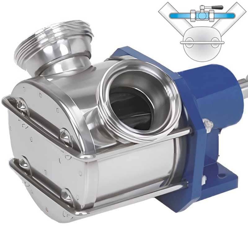 Импеллерный насос для перекачки глицерина LIVERANI MAXI 80 S/P +BY-PASS NR 175-1400 об/мин, без двигателя фото 1 — BTS Engineering