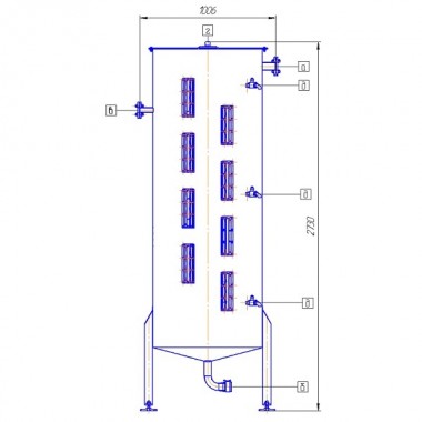 Mernik para alcohol 100 dio AISI 304 S=4mm — BTS Engineering