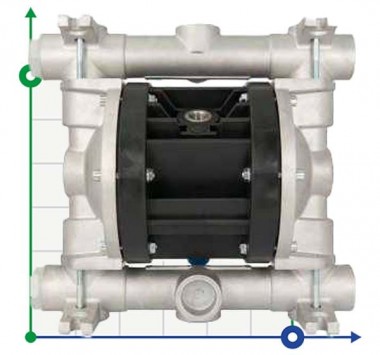 Пневматический мембранный насос BOXER 90 ALU IB90-ALHTAAT-- — BTS Engineering