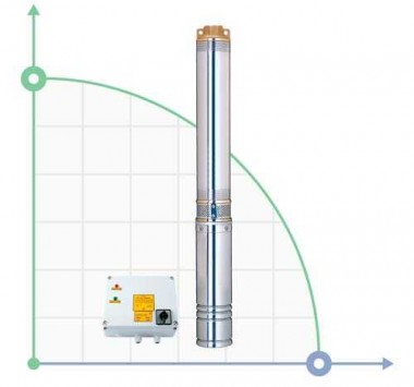 Centrifugal pump skvazhennyy 3.0kVt 380 H 188 (124) m Q 140 (100) l / min Ø102mm AQUATICA (DONGYIN) (777 — BTS Engineering