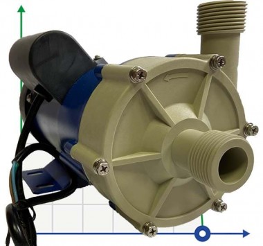 Відцентровий насос FLUIMAC FMB-65-WR-V-N1-B-N з магнітною муфтою (Argal TMB 65) — BTS Engineering