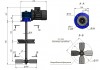 Mieszalnik dwupoziomowy MLW 300869, 0,55 kW, 69 obr/min фото 2 — BTS Engineering