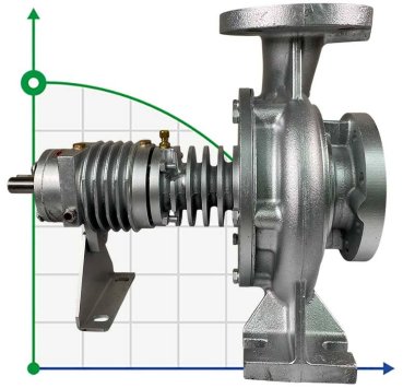 Насос для термомасла EMSE EKY 65-200, 37 кВт, 2900, без двигателя — BTS Engineering