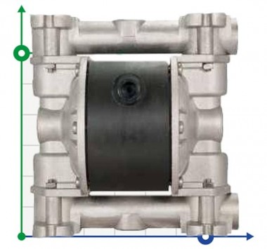 Pneumatyczna pompa membranowa MICROBOXER ALU IMICRALH-AAD-- — BTS Engineering
