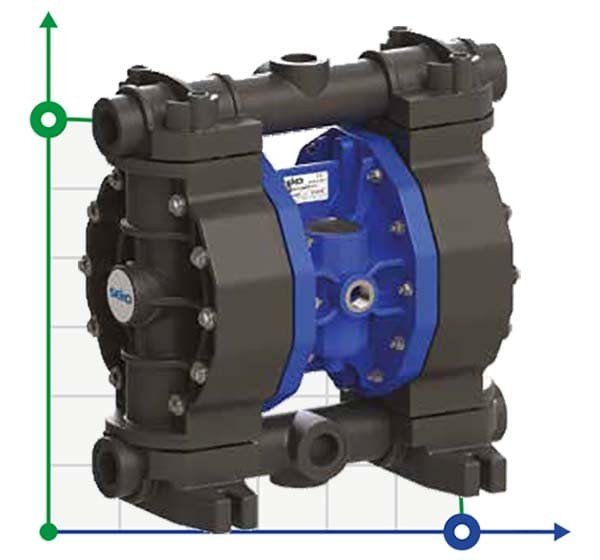 Pneumatyczna pompa membranowa SEKO Duotek AF160 PVDF фото 1 — BTS Engineering
