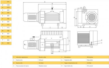 500 PBO-M вакуумный насос с масляной смазкой — BTS Engineering