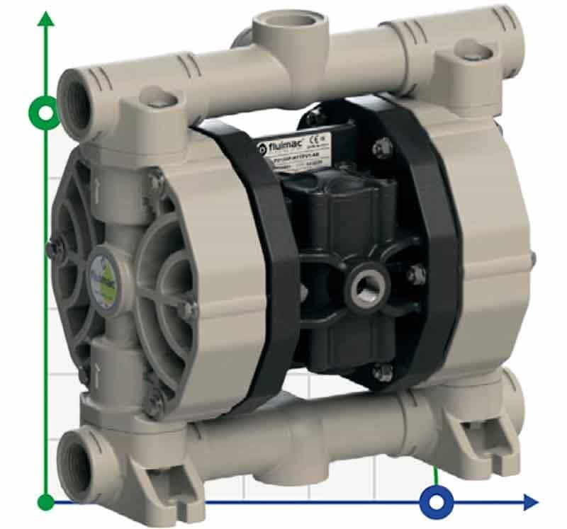 Pompe pneumatique PHOENIX P120 PP HYTREL, 120 l/min фото 1 — BTS Engineering