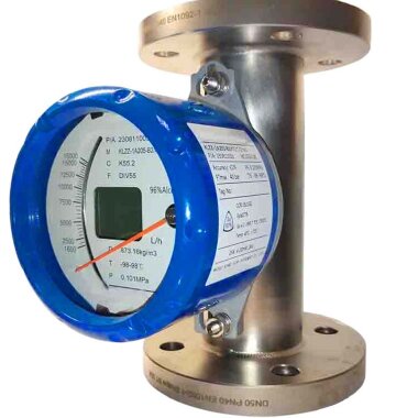 DN50 Stainless steel flow meter rotameter KLZZ PN16 (liquid alcohol mixture C2H5OH 96%), 1600...16000 l/h, 4-20mA, Ex &mdash; BTS Engineering