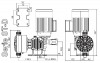 Diaphragm dosing pump PDM-D CA 61/7 400/3/50 0,18 фото 2 — BTS Engineering