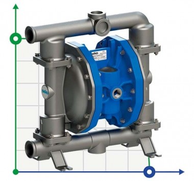 Пневматический мембранный насос SEKO Duotek AF250 AISI316 — BTS Engineering