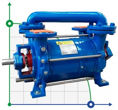 Водокольцевой вакуумный насос DLV-180 AISI316 — BTS Engineering
