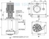 Вертикальний відцентровий насос IM 150 PP фото 3 — BTS Engineering