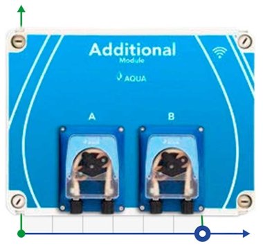 Додатковий модуль з двома насосами для дозування добрив, поживних речовин з Wi-Fi — BTS Engineering