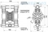 Пневматичний мембранний насос BOXER 503 Metal Alu фото 4 — BTS Engineering